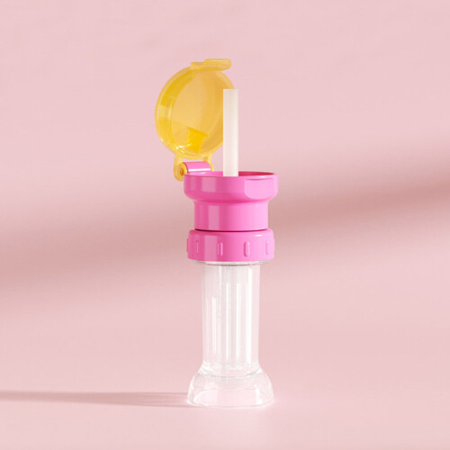 2Pièces Bouchons Bébé Silicone Rouge Pour Voyage 1
