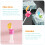 2Pièces Bouchons Bébé Silicone Rouge Pour Voyage 7