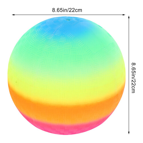 6 Bolas Grossas 22 Cm PVC para Chute e Atividades 1