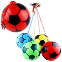 Bola De Futebol Inflável Pvc Espessada Com Corrente 20Cm