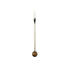 Natural Stone Handle 304 Nonrust Steel Fruit Dessert Fork For-7