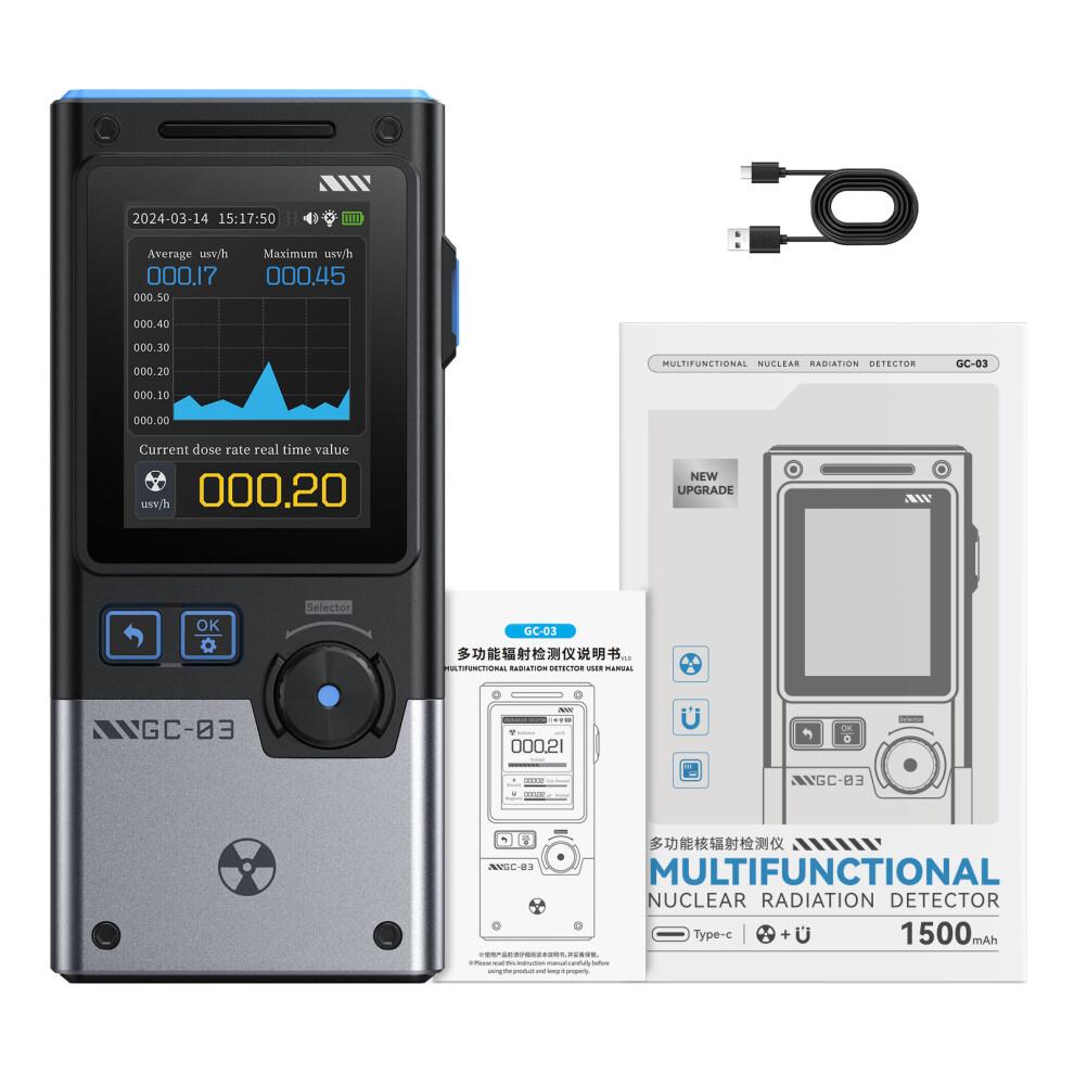 Professional Multifunction Radiation Detectors Immediate-Black