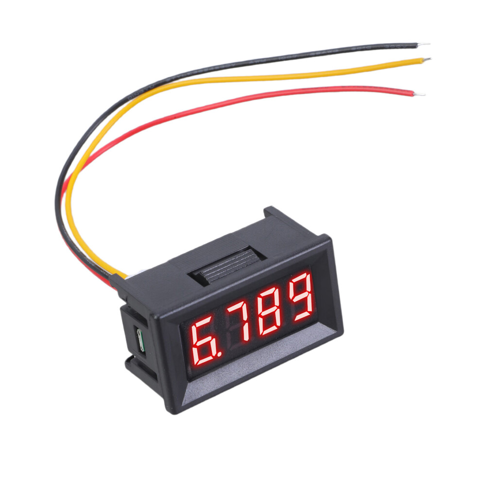 Digital Voltmeter Voltage Gauge Indicator Easy Installation-Red 7696001004746