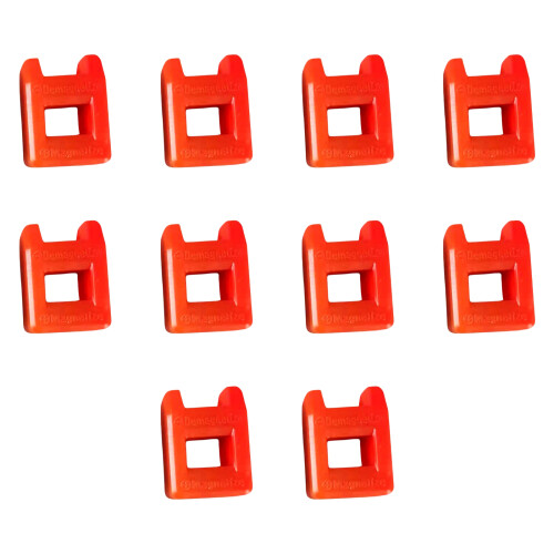 Pack of 10 Screwdriver Magnetizer Demagnetizer Magnetic-Orange