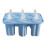 Nonstick Handmade Ice Creams Molds Convenient Freezers-Blue S 1