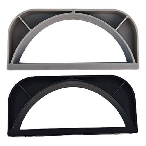 Durable Gray or Black ABS Ice Shovel Rack With Ergonomic-Black 1
