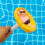 Cartoon Drifter Form Swimmingpool Thermometer Multifunctional classic practical water temperature measuring tool floating thermometer 4