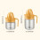 Convenient Manual Juicer Squeezer Tool Ideal For-Yellow 450ml 4