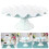 Beautifully Crafted High Footed Ceramic Plate For-5.5 inches 3