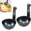 2pcs Effective Stainless Steel Poached Eggs Cookers Hangable 4