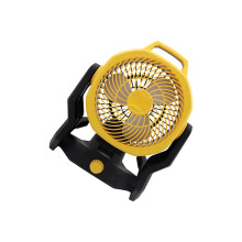 Portable Camping Fan with Hanging Hook Desk Fan Portable-Yellow