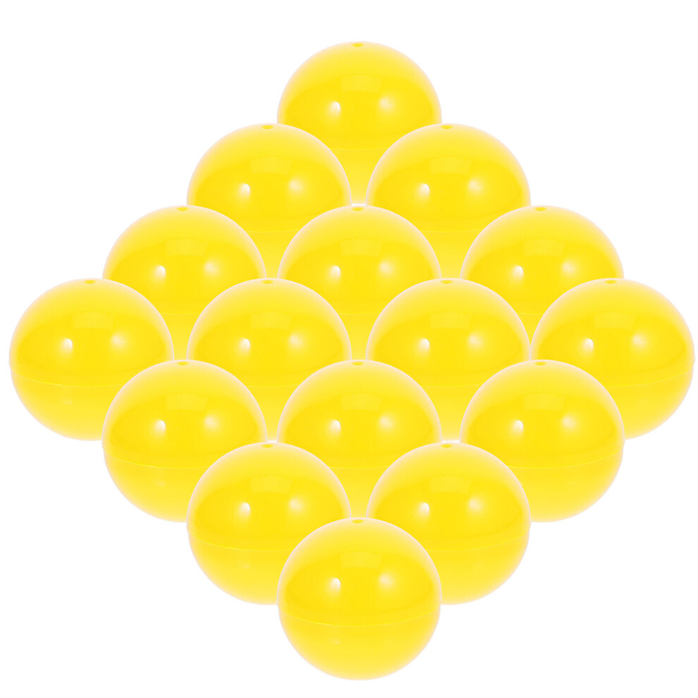 25Pcs Openable Plastic Raffle Balls Sphere Game Table Tennis Balls Ohphcall