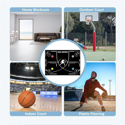 Basketball Pads Mobility Foot Step Training Mat NonSlip Normal Training Systems Pillow Type A 1