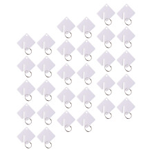 60 Acryl Sleutel Labels Met Sleutelringen Voor Hotel Gebruik