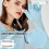 1Par Para Mujer Gris Protección Solar Elasticidad Alta Nylon 11