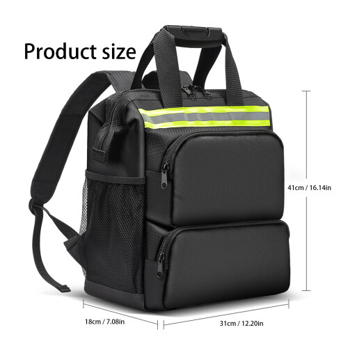 High Strength Tool Bag Backpack with Ergonomic Design for 2