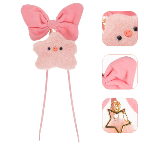 Appendibile A Stella in Peluche Rosa Per Auto 2