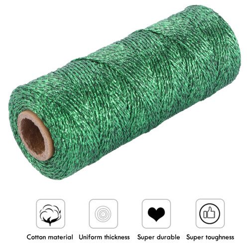 1 Roll Thick Twine Rope Green Material For Sewing Materials Use 1