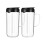 Higher, transparent plastic cup with replacement lid for takeaway 1