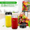 Higher, transparent plastic cup with replacement lid for takeaway 5