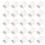 200Pcs Kids Clothes White Cotton Folded Size Labels Sewing Tags 6