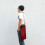 Borsa Porta Bacchette Rosso in Oxford Resistente E Impermeabile 3