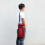 Borsa Porta Bacchette Rosso in Oxford Resistente E Impermeabile 5