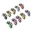 10 teile/satz Neopren Golf Eisen Headcover mit 3