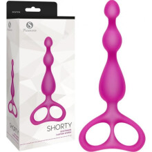 Stimulateur Anal - Shorty - Silicone Violet - Flexible - Insertion Progressive