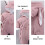 1Ud Mono Bebé Rosa Con Capucha, Poliéster Y Resistente 10