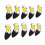 10 teile/satz Neopren Golf Eisen Headcover mit 12