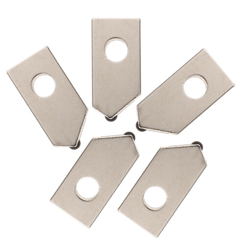 5Ud Cuchillas De Para De Vidrio Plata 1