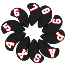 10 Teile/satz Anzahl Golf Eisen Kopf Abdeckung Set