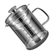 Soybean Milk Strainer Glass Container Oil Filter Pot for-1.5L