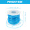 1Set Assorted Color PVC Lanyard Strings for DIY Crafts with Buckles 3