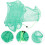 Rete Portatile in Nylon Verde Con A Coulisse 2
