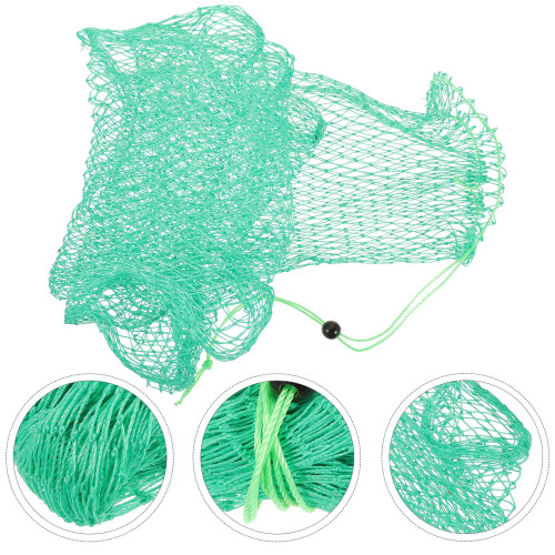 Rete Portatile in Nylon Verde Con A Coulisse 1