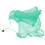 Rete Portatile in Nylon Verde Con A Coulisse 10