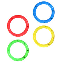 4Pcs Handheld Rattles Ring For Cheerleaders Dance Gymnastics