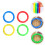 4Pcs Handheld Rattles Ring For Cheerleaders Dance Gymnastics 8