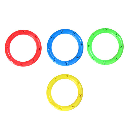 4Pcs Handheld Rattles Ring For Cheerleaders Dance Gymnastics 2