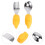 1Set Apprendimento Silicone Cucchiaio 5
