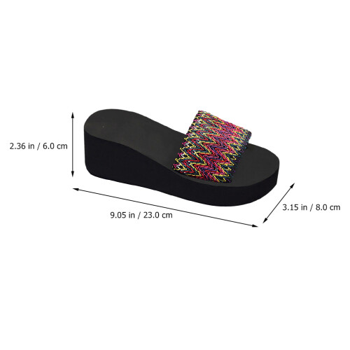 1Paio Scarpe Rosse Estivi Eva Resistenti Design 2