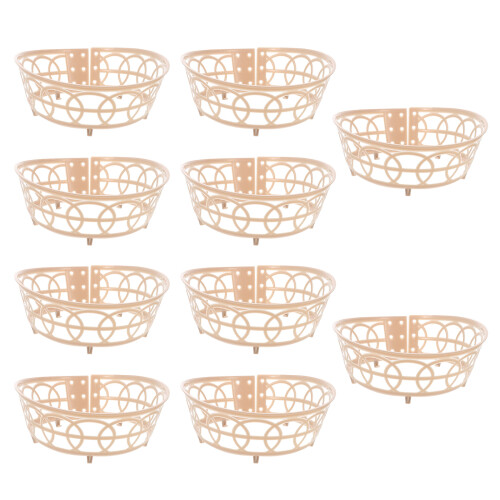 10Pièces Anneaux Chapeaux Khaki Pour DIY