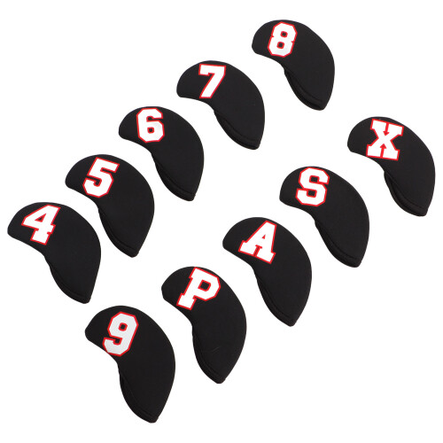 10 Teile/satz Anzahl Golf Eisen Kopf Abdeckung Set 1