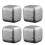 Rustproof Titaniums Ice Cubes Set For Beverages-Four packs 1