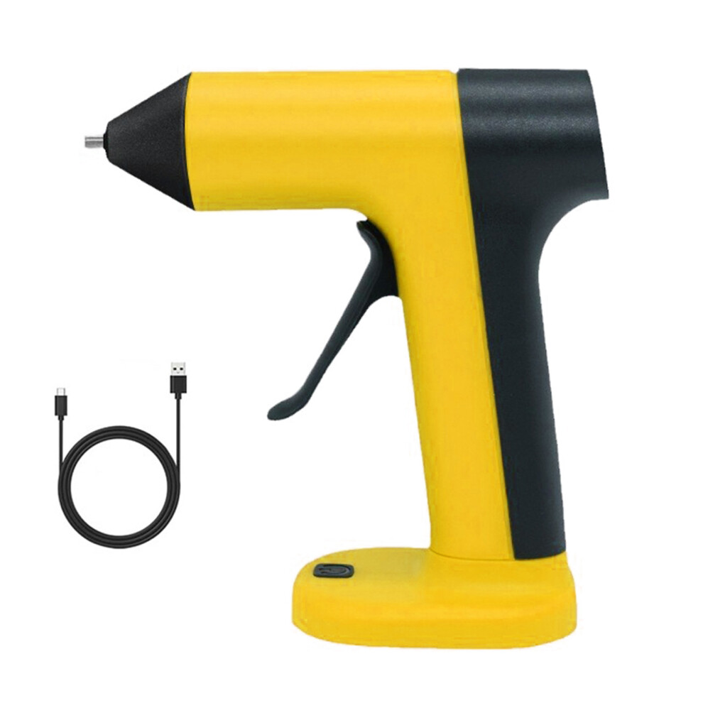 Wireless Mini Glues Guns With 2000Mah Battery-Yellow 7696001007815