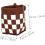 front basket removable bicycle basket woven foldable handlebar basket 3