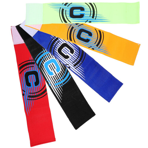 5Pz Fasce Calcio Multicolor Poliestere Resistente 1