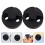 4Pièces Mutes Pratique Violon Caoutchouc Noir Usage Instrument 9